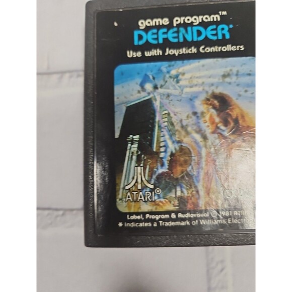 Defender Atari 2600 Video Game Cartridge (1981) CX2609 (Blue Letter) - Picture 7 of 9